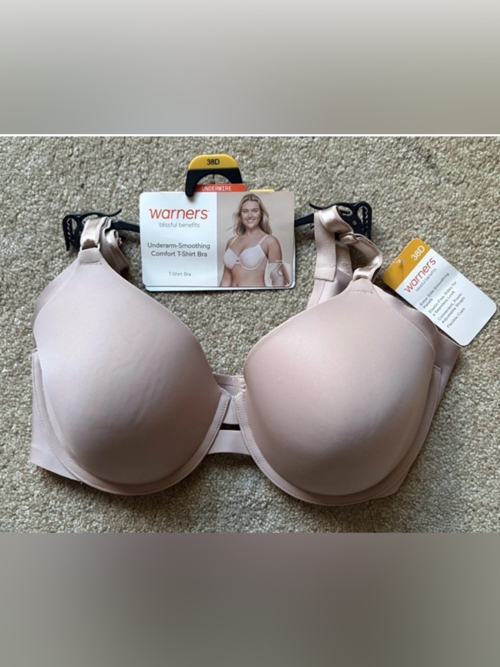 Warner's Blissful Benefits T-Shirt Bra - Light Nude